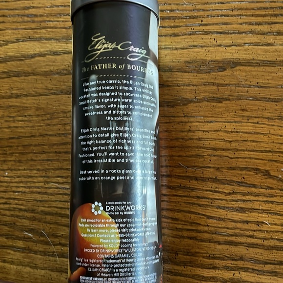 DRINKWORKS TOP SHELF COLLECTION ELIJAH CRAIG OLD FASHIONED - Picture 3 of 5